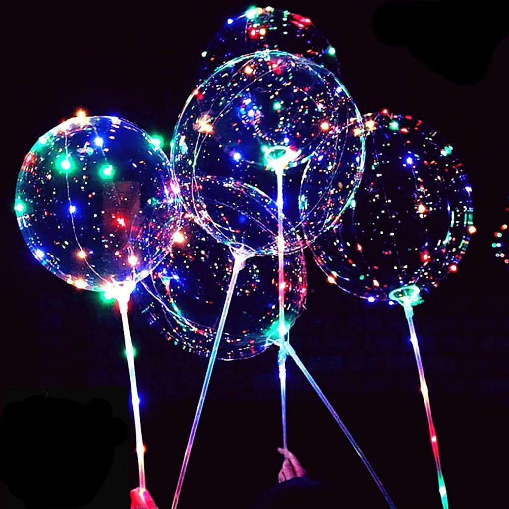 Kit Balão Led BOBO Balões Bubble Transparente Festas Casamentos Eventos ...