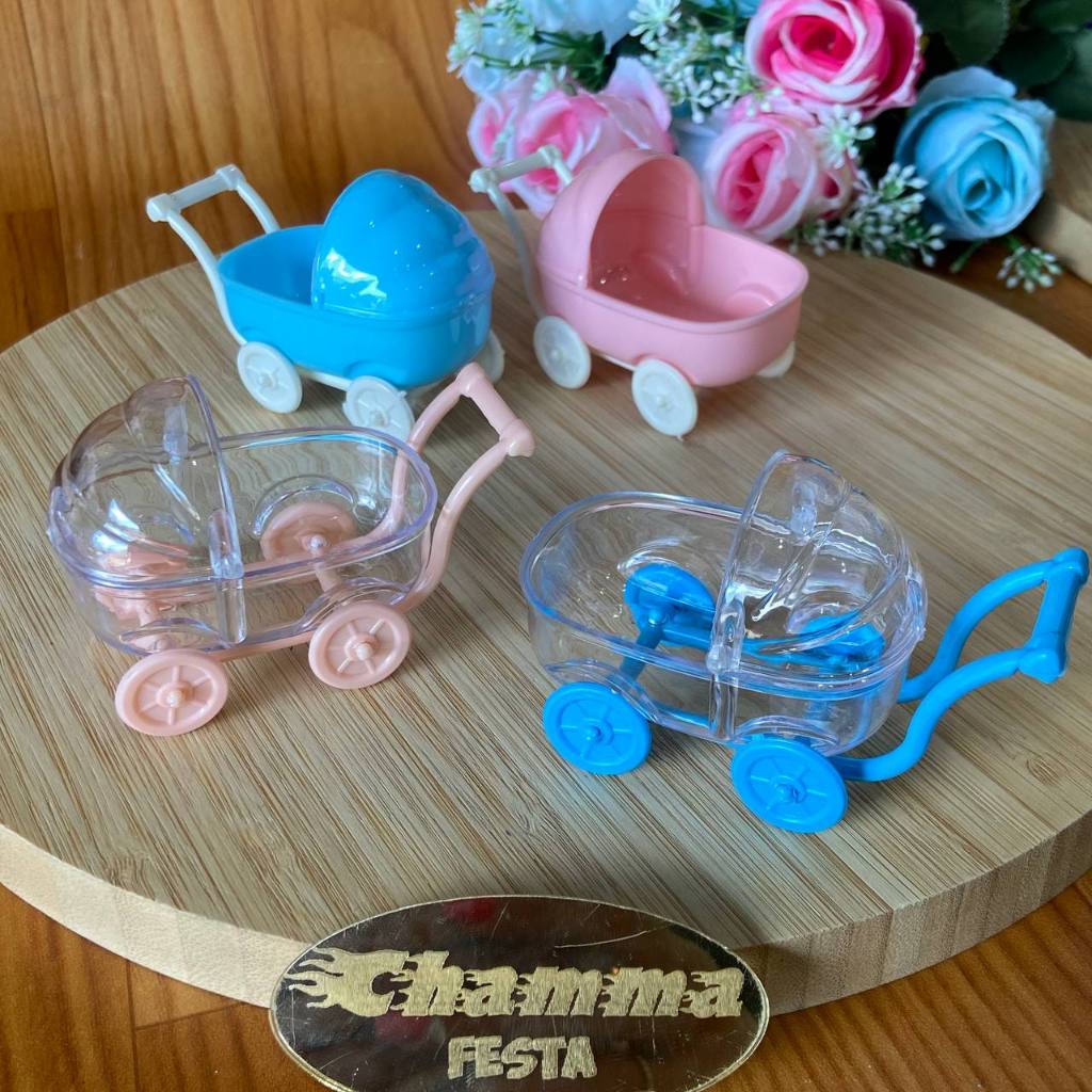 Mini carrinho de bebÊ 5 Unid Ou Mais- chá de fralda-lembrancinha chá de ...