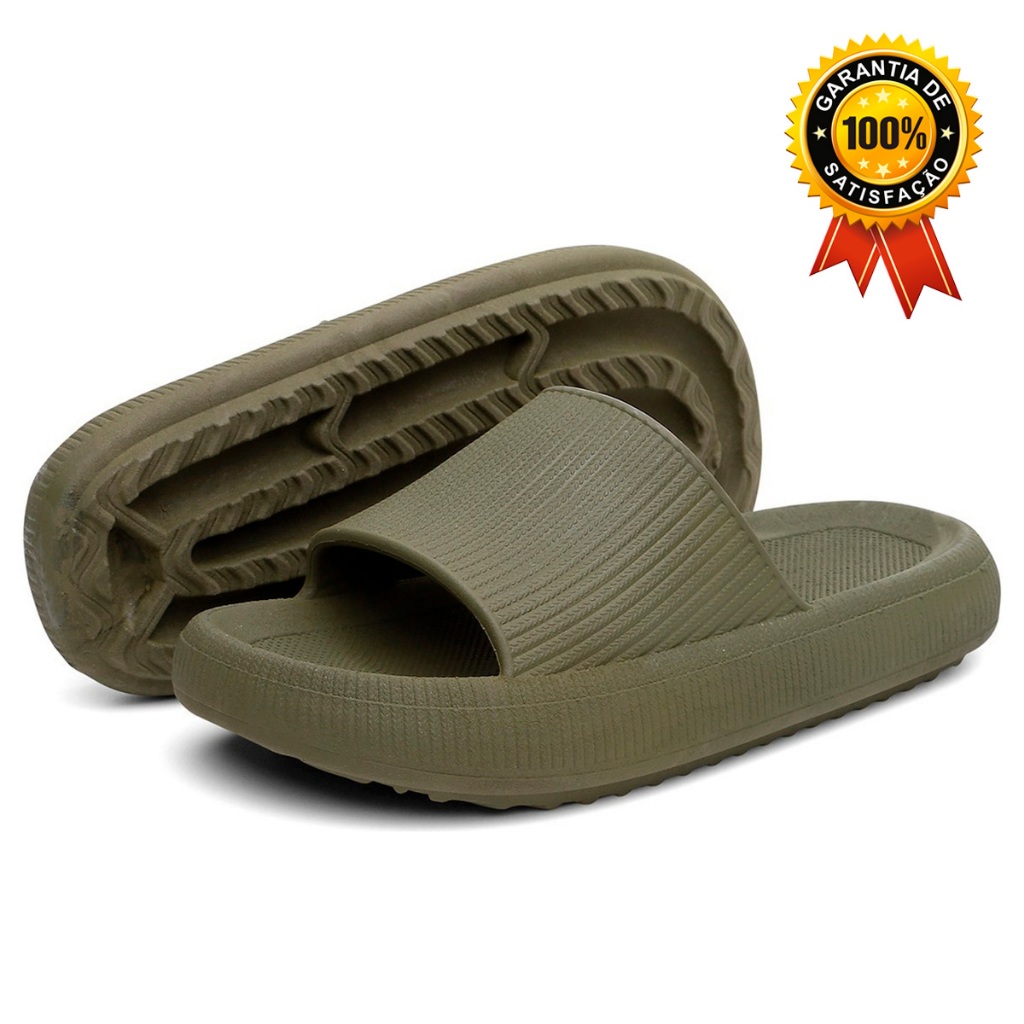 Chinelo Nuvem Masculino Confortável De Dedo Ortopédico Verão Antiderrapante Sustentável Vegano Promoção