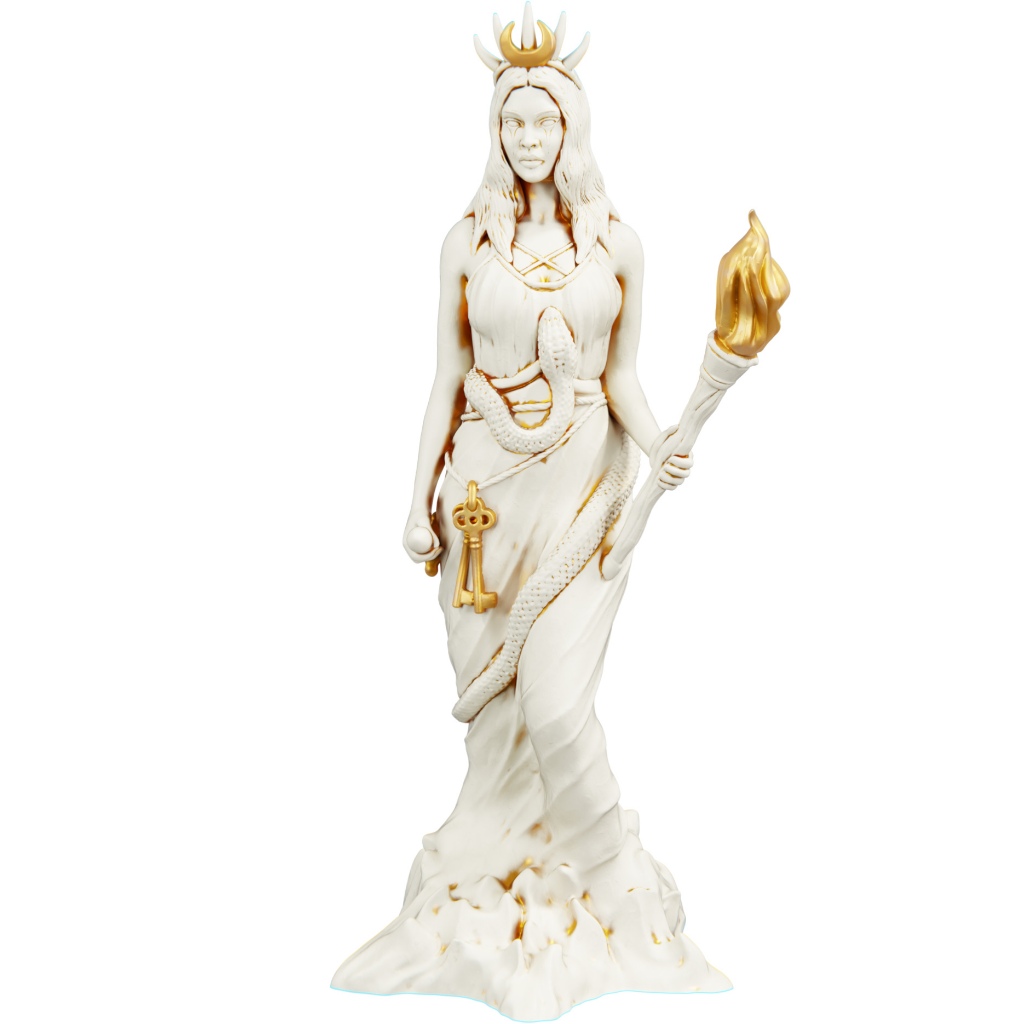 Estátua Hecate - Deusa grega - Versão 4 | Shopee Brasil