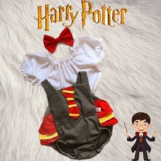 Romper Harry Potter menina Hermione mesversário Temático