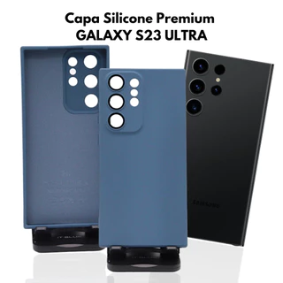 Capa Silicone Proteção de Câmera Para Galaxy S23 ULTRA