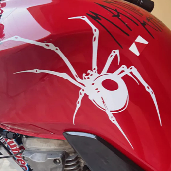 ADESIVO DA ARANHA TANQUE MOTO | Shopee Brasil