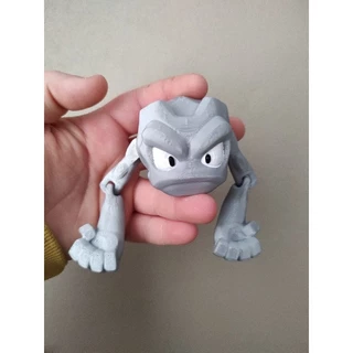 🪨Geodude Pokémon Articulado em Impressão 3D de Alta Qualidade | Captura Perfeita! 🪨