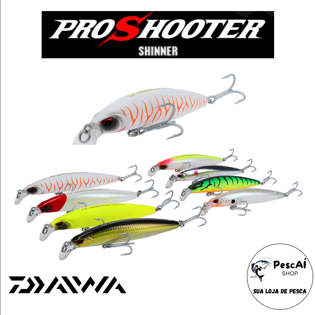 Isca Artificial - Daiwa - Pro Shooter Shiner 85F - Meia Água - Floating ...