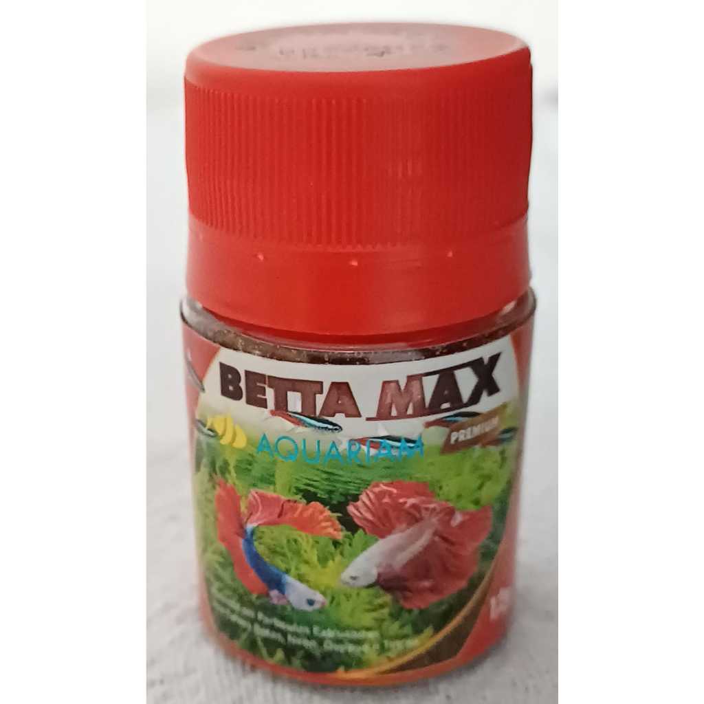 Ração para peixe Beta, Betta Max Premium Com Alho 12g com 20 Unidades ...