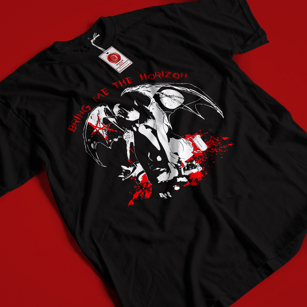 Camiseta Bring me The Horizon Brasil Nex Gen Oversized Goth Emo