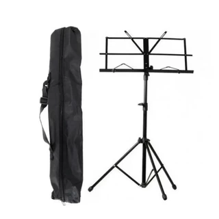 Estante Partitura Pedestal Musical Dobrável Tripé Apoiador