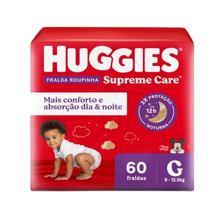 HUGGIES Fralda Huggies Supreme Care Roupinha G / XG