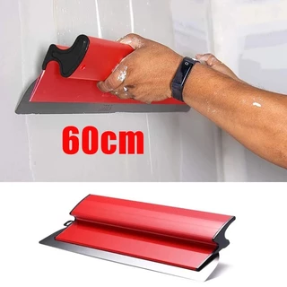 Desempenadeira 60cm Aço Inox Lâmina Flexível Lisa Para Massa Corrida Troca de Lâmina