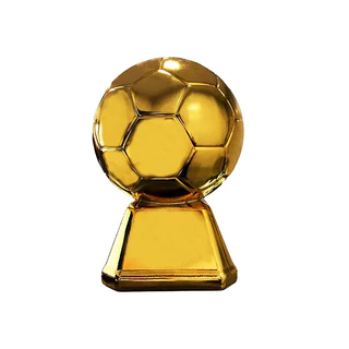 Troféu Bola De Ouro Decorativo Copa Do Mundo Futebol 1un em Oferta na Shopee