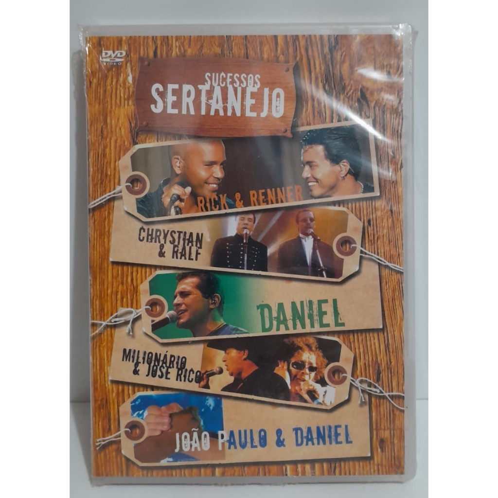 DVD Lacrado do Show Sucessos Sertanejo - Universal - 2002 | Shopee
