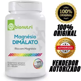 Magnesio Dimalato 120 caps Combate Ansiedade