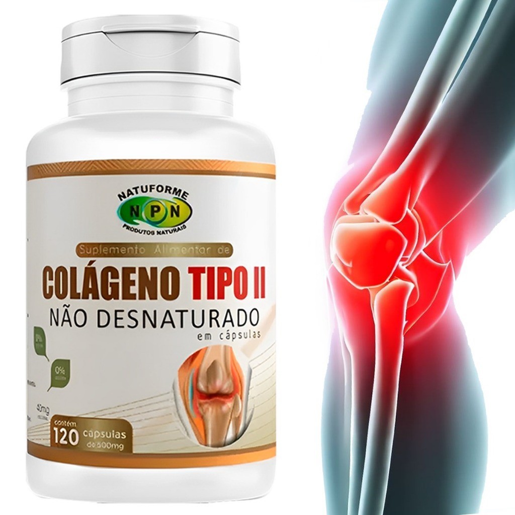 O Melhor Colágeno Tipo 2 Não Desnaturado Articulação Ossos e Cartilagem ...