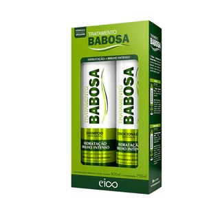 KIT EICO SHAMPOO 800ML + COND. 750ML TRATAMENTO BABOSA