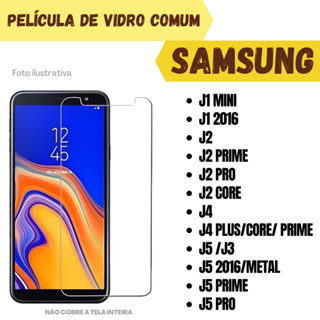 Película de Vidro Samsung Galaxy J1 Mini / J1 2016 / J2 / J2 Prime /J2 ...