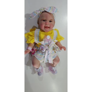 Bebe reborn menina corpo de tecido