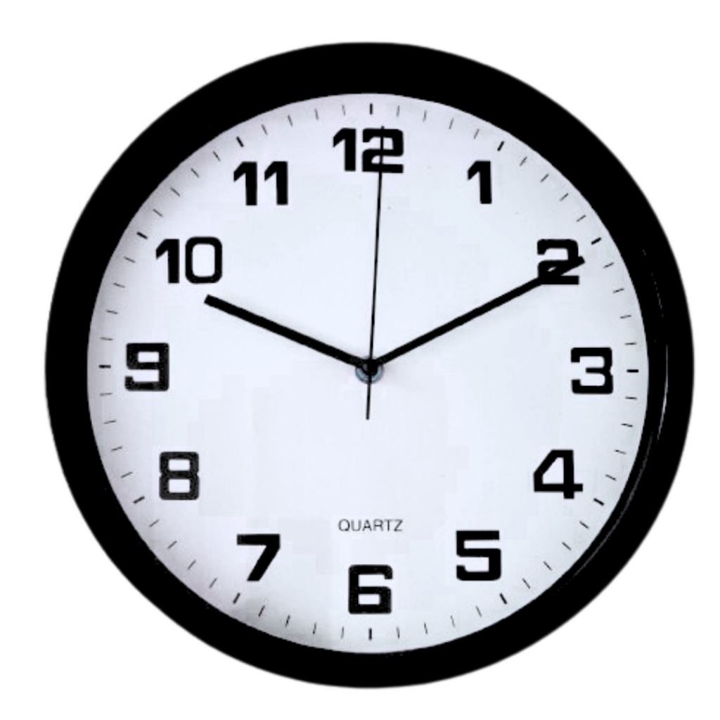 Relógio de parede moderno cozinha sala silencioso 30cm grande