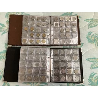 Coleção Moedas Antigas da República - 2 álbuns + 547 moedas