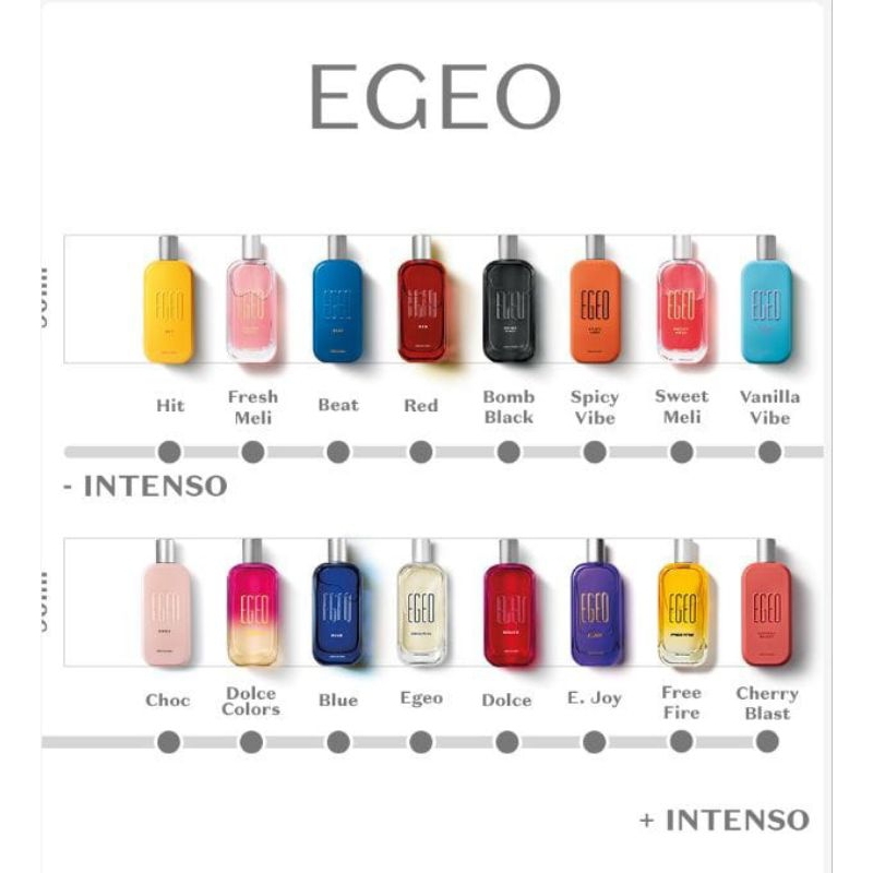 EGEO COLÔNIA 90 ML (O BOTICÁRIO) TODOS OS EGEO.