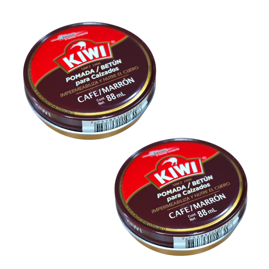 Promoção Kit 02 Graxas KIWI MARROM 88ml ORIGINAL | Impermeável