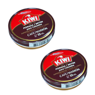 Promoção Kit 02 Graxas KIWI MARROM 88ml ORIGINAL | Impermeável