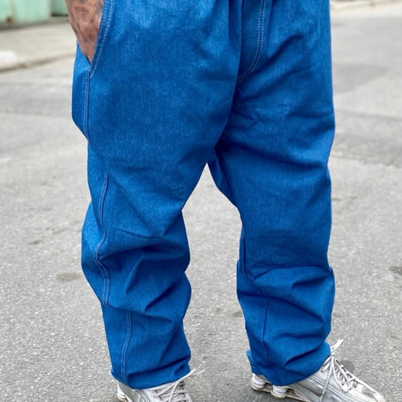 Calça Balão Dazzling Streetwear Com Cordão e Elástico Ajustável ...