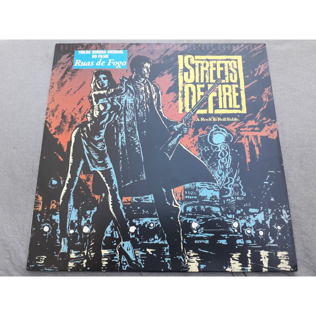 Lp Disco Vinil Streets Of Fire - Ruas De Fogo - Trilha Sonora | Shopee ...