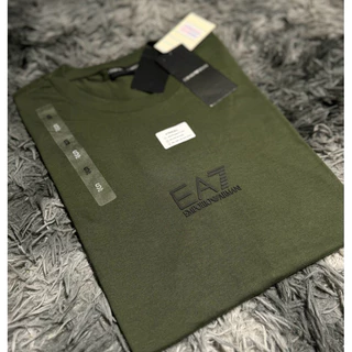 Camiseta Algodão 40.1 - Estampa Clean em Gel - EA7-exclusica básica