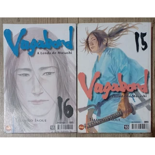 vagabond 15, 16 - kit 2 mangás editora sampa
