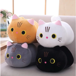 Gato de Pelúcia Fofo 20 cm / 25 cm Fofinho Dorminhoco Dormir Brinquedo Crianças Presente Namorados Presente Ursinho