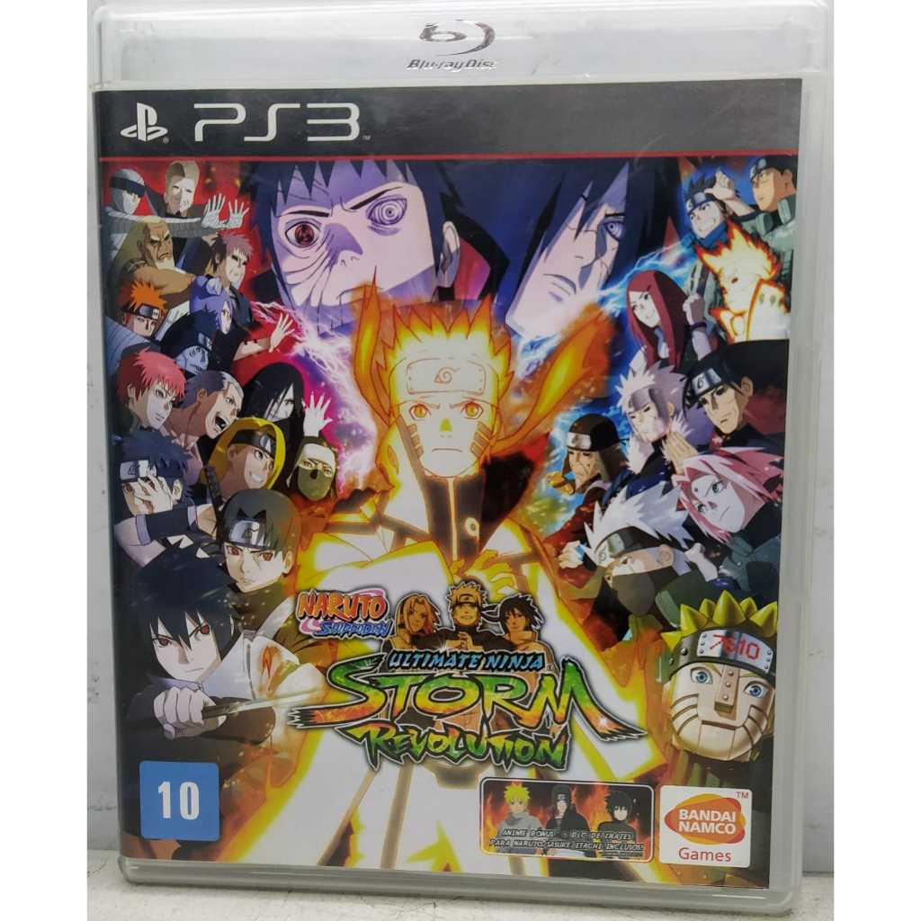 Naruto Shippuden Ultimate Ninja Storm Revolution PS3 Mídia Física ...
