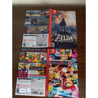 Impressão de Capa/Encarte para Jogos Nintendo Switch