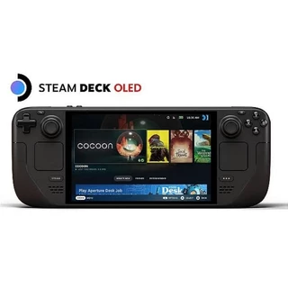 CONSOLE PORTÁTIL VALVE STEAM DECK OLED - COM NOTA FISCAL 512GB 16GB RAM TELA 7" PRETO - 512 GB - NOVO