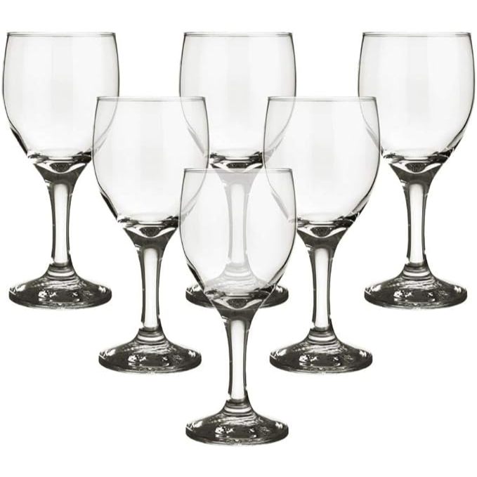 Kit Taças De Vidro Para Vinho Drinks Àgua e Bebidas