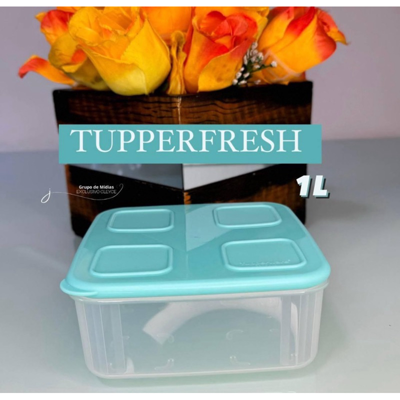 tupper Fresh 1lt Tupperware | Shopee Brasil