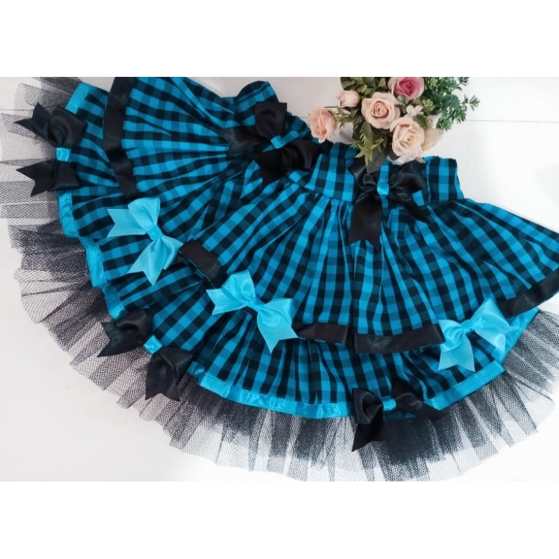 saia junina saia junina adulta saia xadrez look junino saia xadrez azul