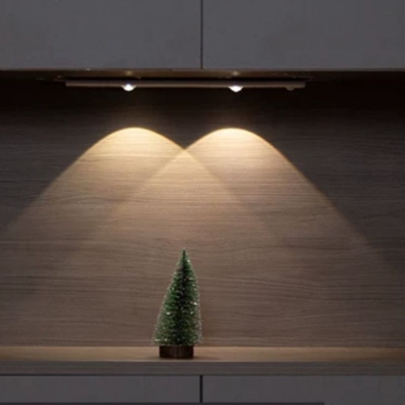 Fino Diodo Emissor de Luz 20cm Lâmpada sensor de Movimento Sem Fio USB Led Luminária de Olho de Gato