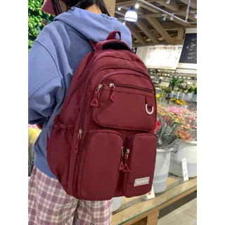 Mochila Escolar De Grande Capacidade Para Mulheres Estudantes Nylon impermeável