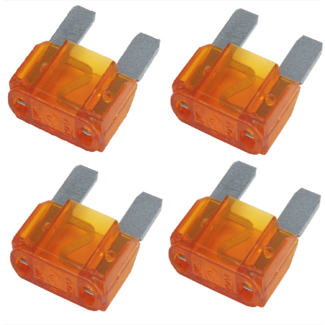 Fusível Tipo Maxi Lamina 40a Laranja 4 Unidades - AMS18040