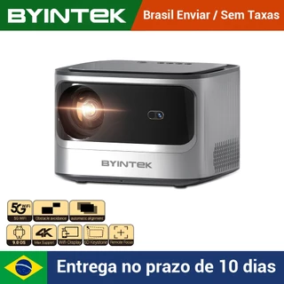 BYINTEK X25 Full HD Projetor Foco Automático 6D Keystone Android 5G WiFi Para Quarto em Oferta na Shopee