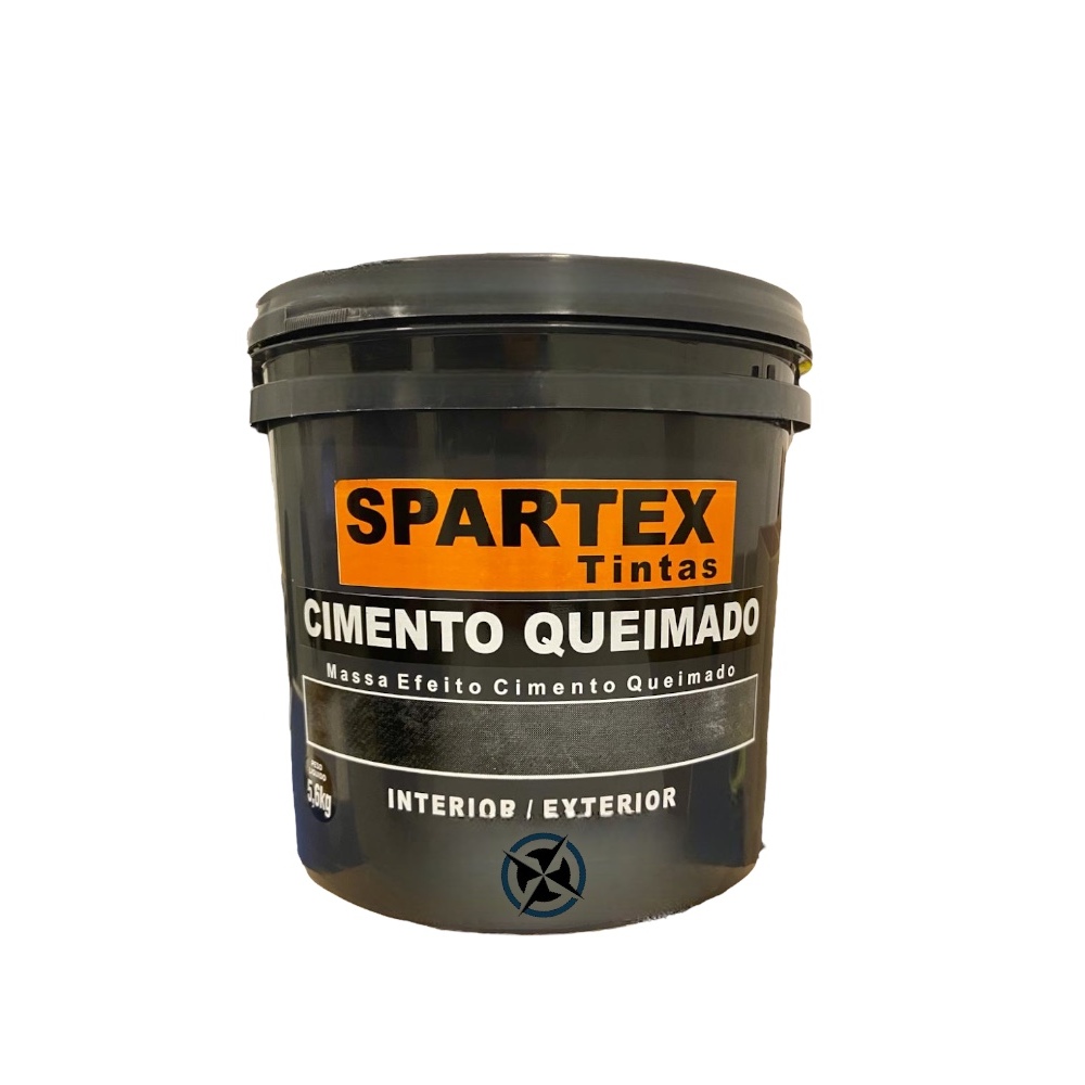 Revestimento Efeito Cimento Queimado 5,6kg Spartex