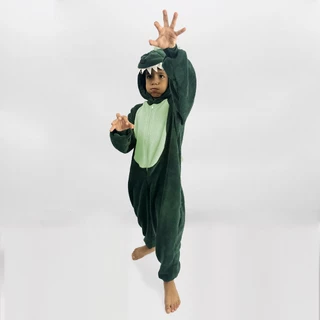 Pijama Infantil Dinossauro Kigurumi Personagens Fantasia