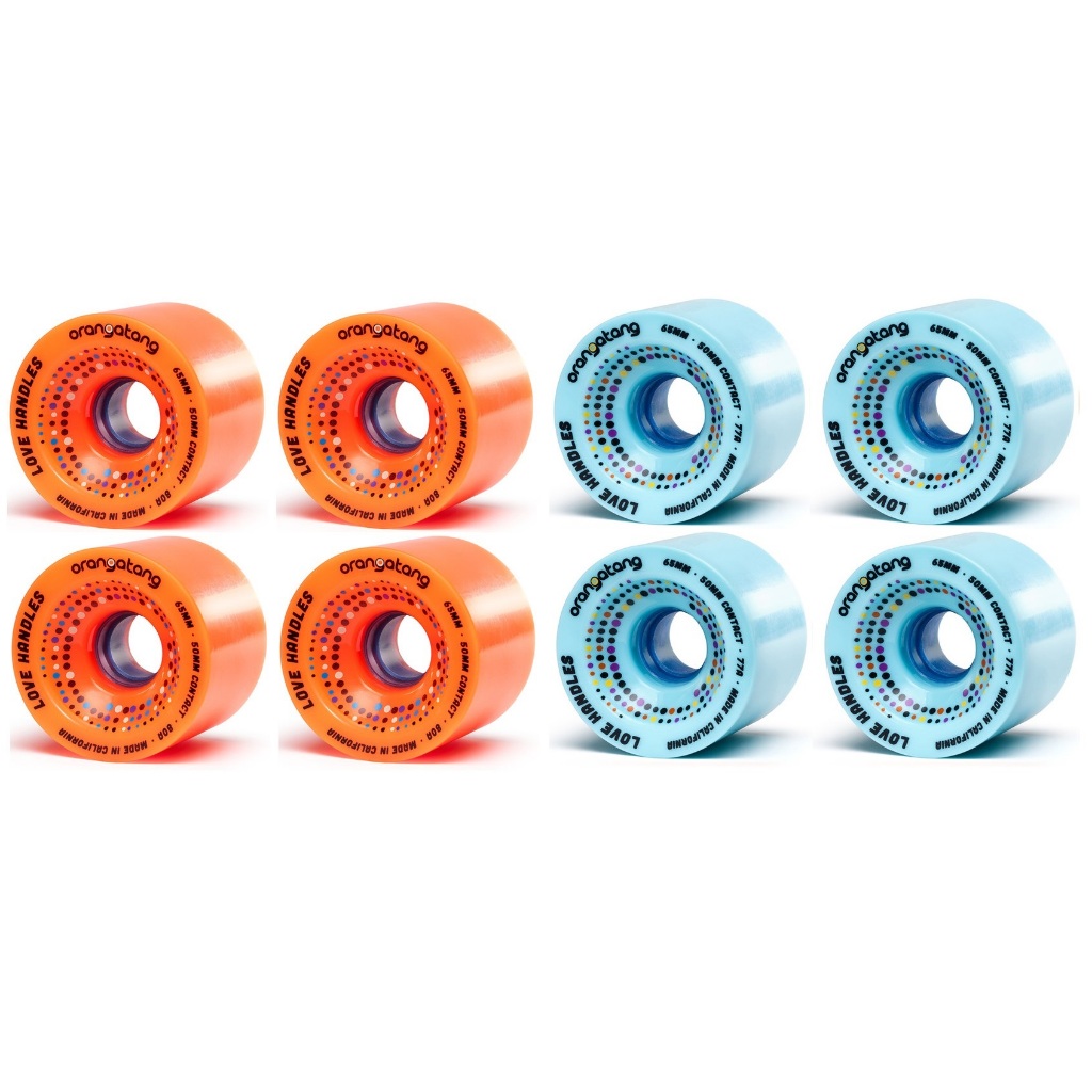 スケートボード Orangatang LOVE HANDLES 77a Rodas Orangatang Love Handles 65mm 77a 80a Cruiser / Skate