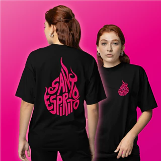 Camiseta Cristã Santo Espirito Jesus Evangelica Deus T-shirt Feminina Tshirt Blusa Camisetas 100% algodão fio 30.1 penteado Elove