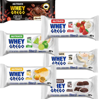 Barra Grego Nutrata de Proteina Deliciosa e Nutritiva 6 Un de 40g