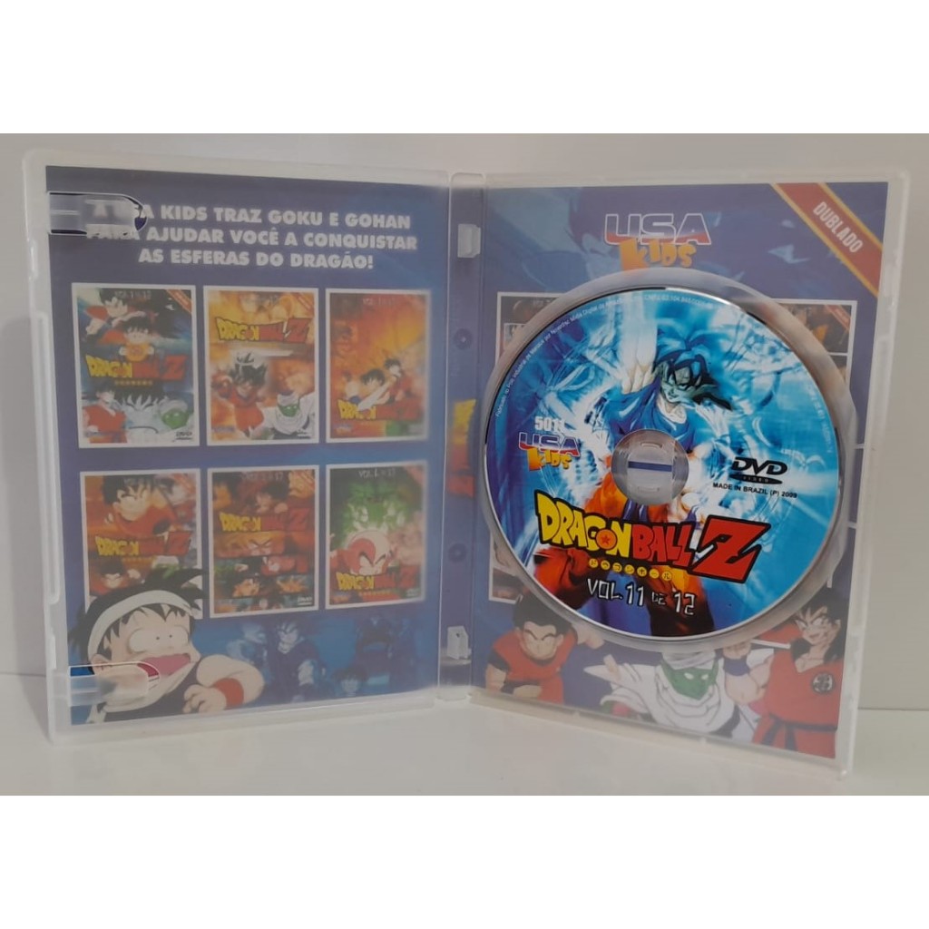 DVD Dublado da Série Anime Dragon Ball Z - Volume 11 - USA Kids