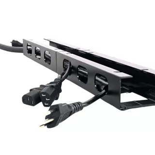 Organizador de cabos e fios Guia Modulado com adesivo e parafusos Abc Fixadores