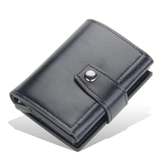 Carteira Masculino Anti-Roubo RFID Couro Sintética Porta Cartão, Notas 7495