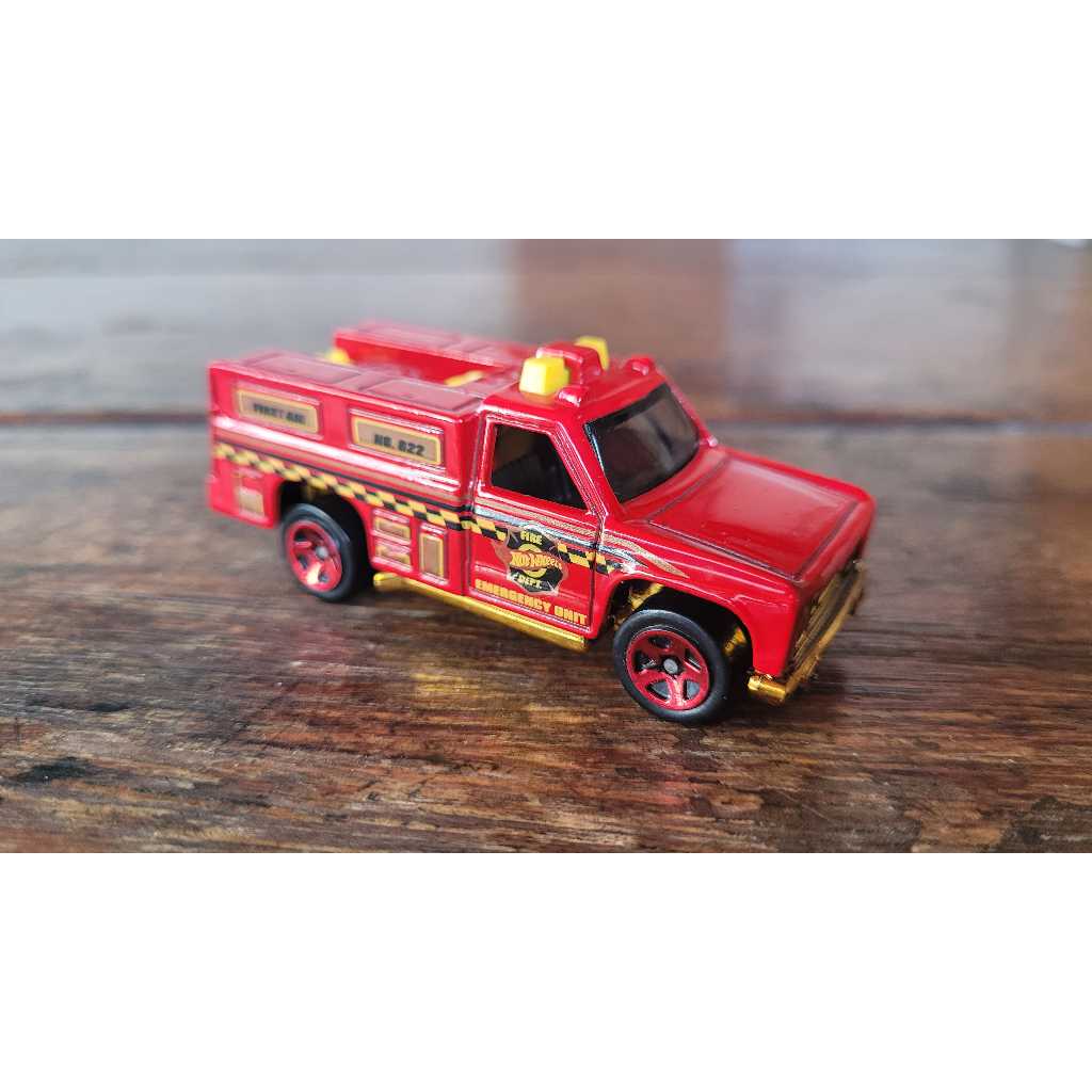 Hot Wheels - HW Rapid Responder "Bombeiros" Vermelho - HW Rescue 2016 (Fora da Embalagem) - 1:64